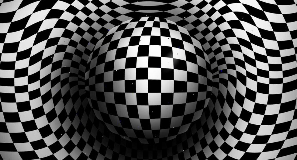 Chequered Sphere by Divin Creador