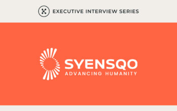 Logos for Syensqo and Knowde's Executive Interview Series